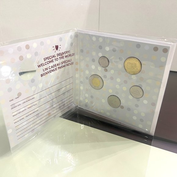 2018 Canada New Born Celebration $1 Loonie Strike 5-Coin Set! - Picture 2 of 10